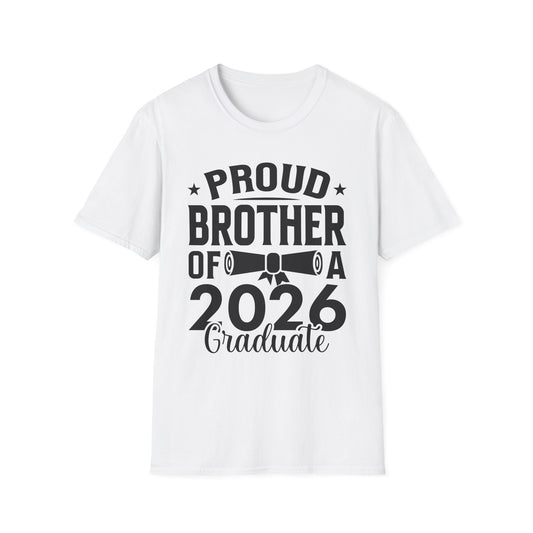 Retro Graduation Proud Brother Of A 2026 Graduate Senior T-Shirt For Men Women