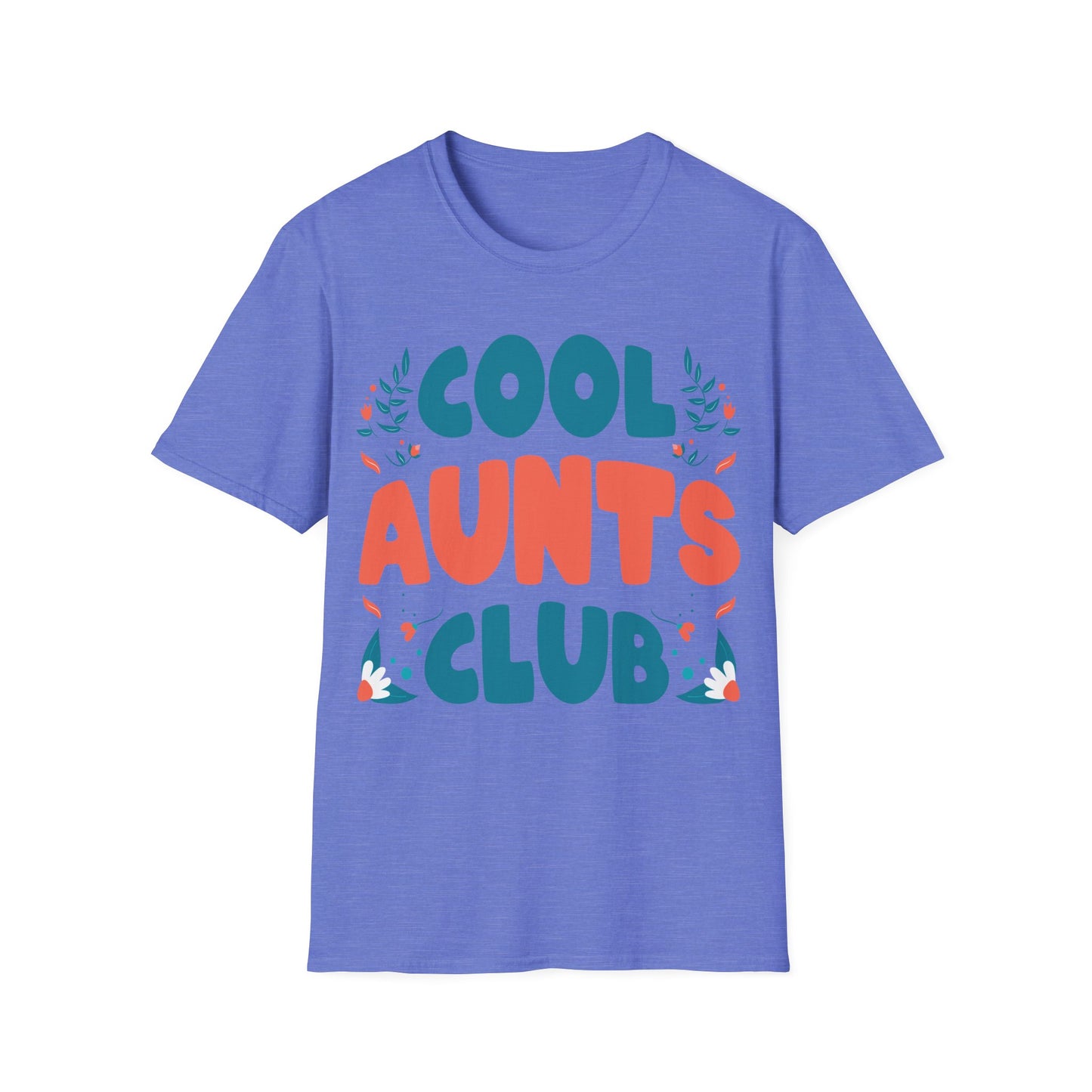 Cool Aunts Club Groovy Retro Smile Aunt Auntie Funny Mother's Day T-Shirt