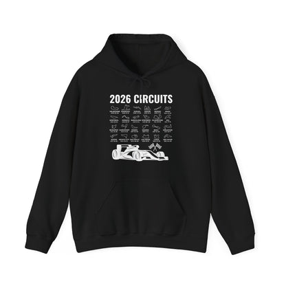 2026 Schedule Formula Racing Formula Car Retro Vintage Hoodie