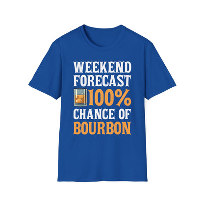 Funny Weekend Forecast Chance of Bourbon
