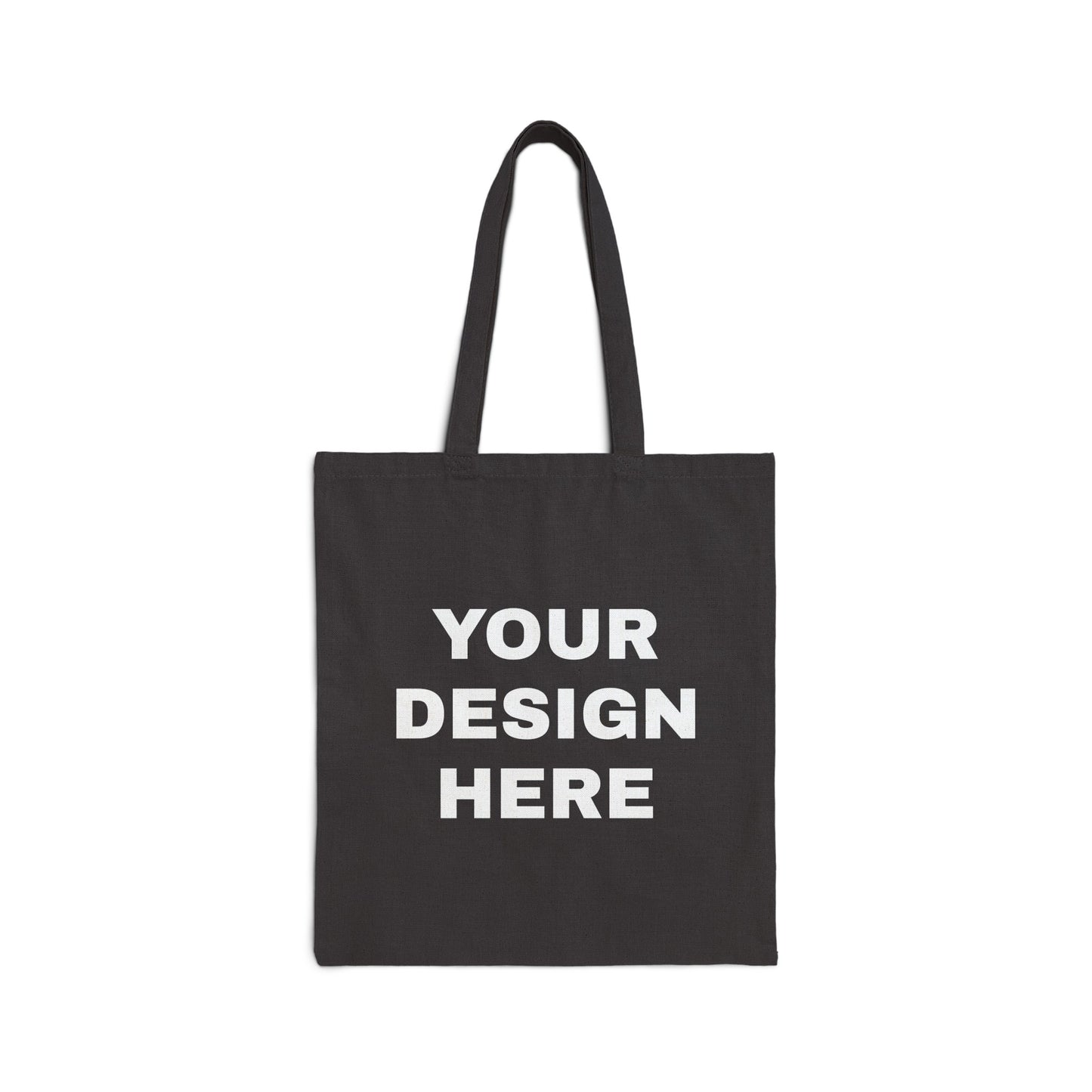 Custom Text Personalized Your Design on Cotton Canvas Tote Bag