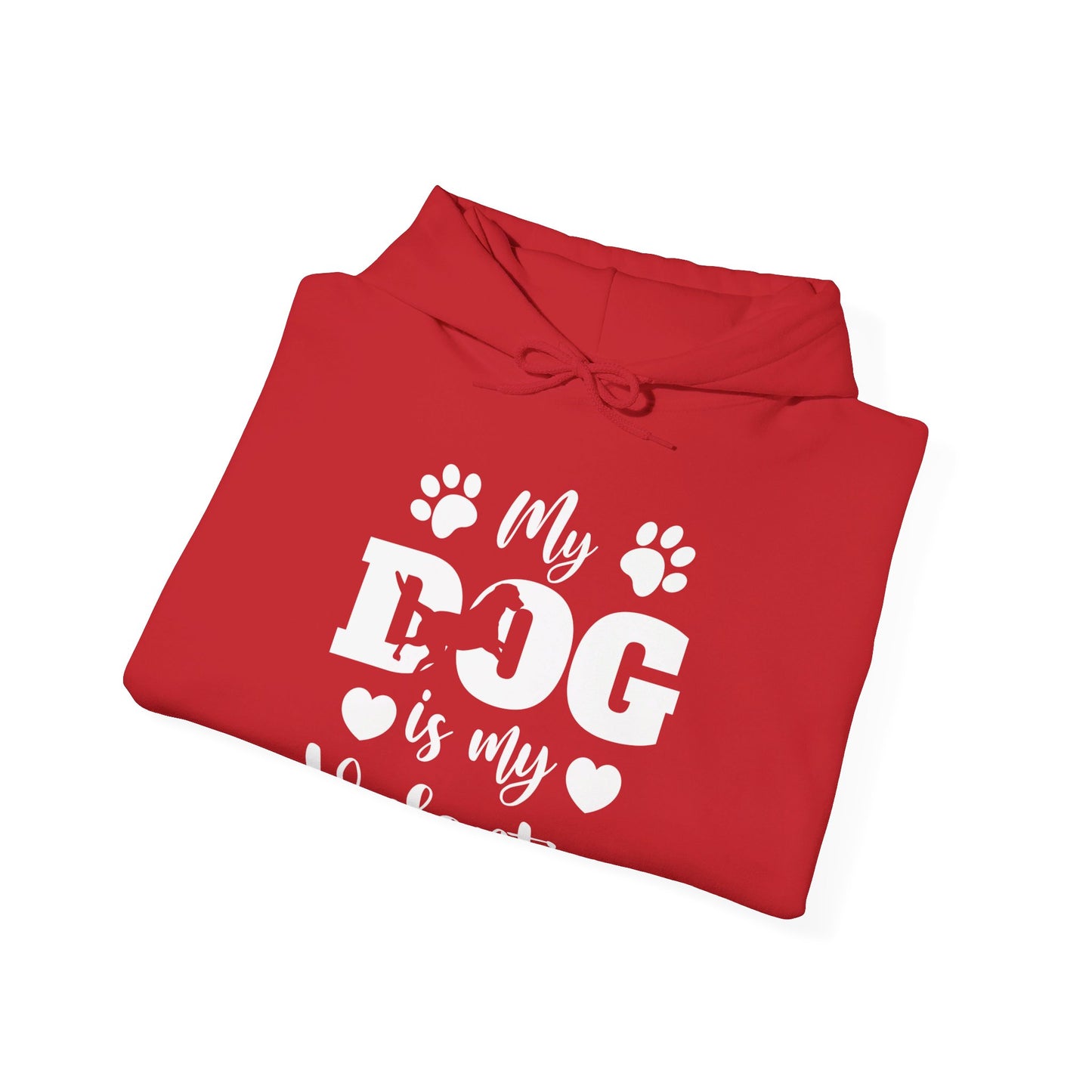 Funny My Dog is My Valentine Dog Lovers Hoodie For Men Women Hoodie