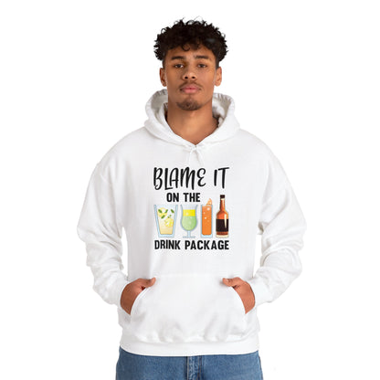 Blame It On The Drink Package Funny Cruise Hoodie For Men Women Hoodie