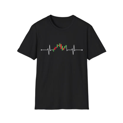 Stock Investor Heartbeat Stocks Traders Gift T-Shirt Men Women