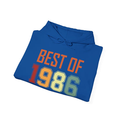 Funny Vintage Best of 1986 40 Year Old Gift 40th Birthday Hoodie For Men Women Hoodie
