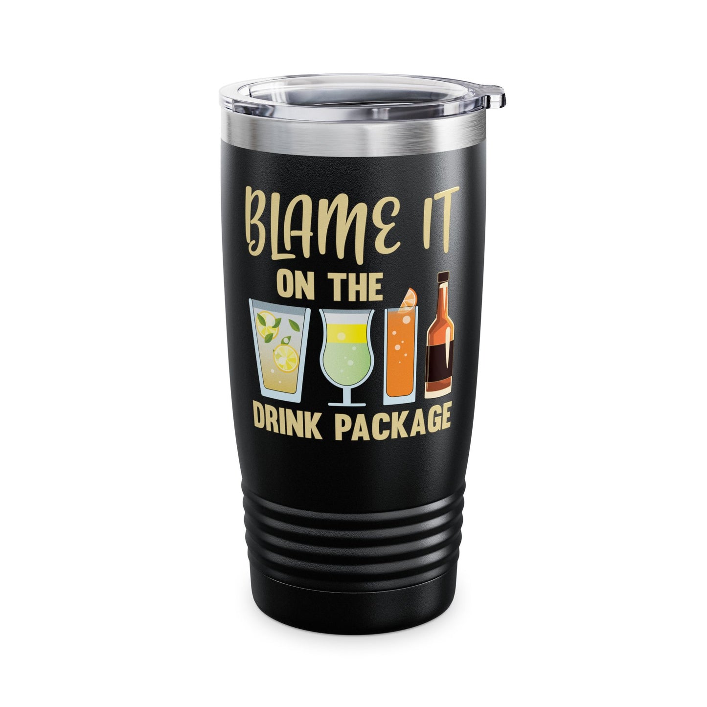 Blame It On The Drink Package Funny Cruise Tumbler For Men Women Tumbler