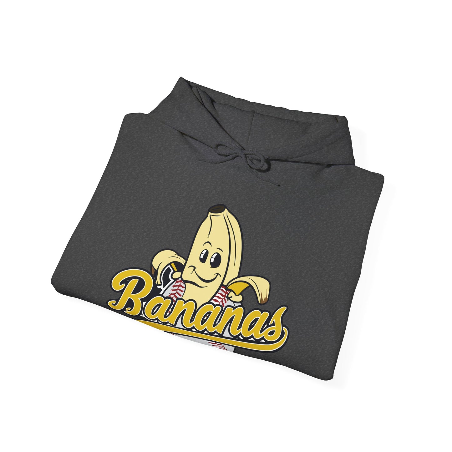 Funny Let's Go Bananas Baseball Hoodie For Baseball Lovers Men Women Hoodie