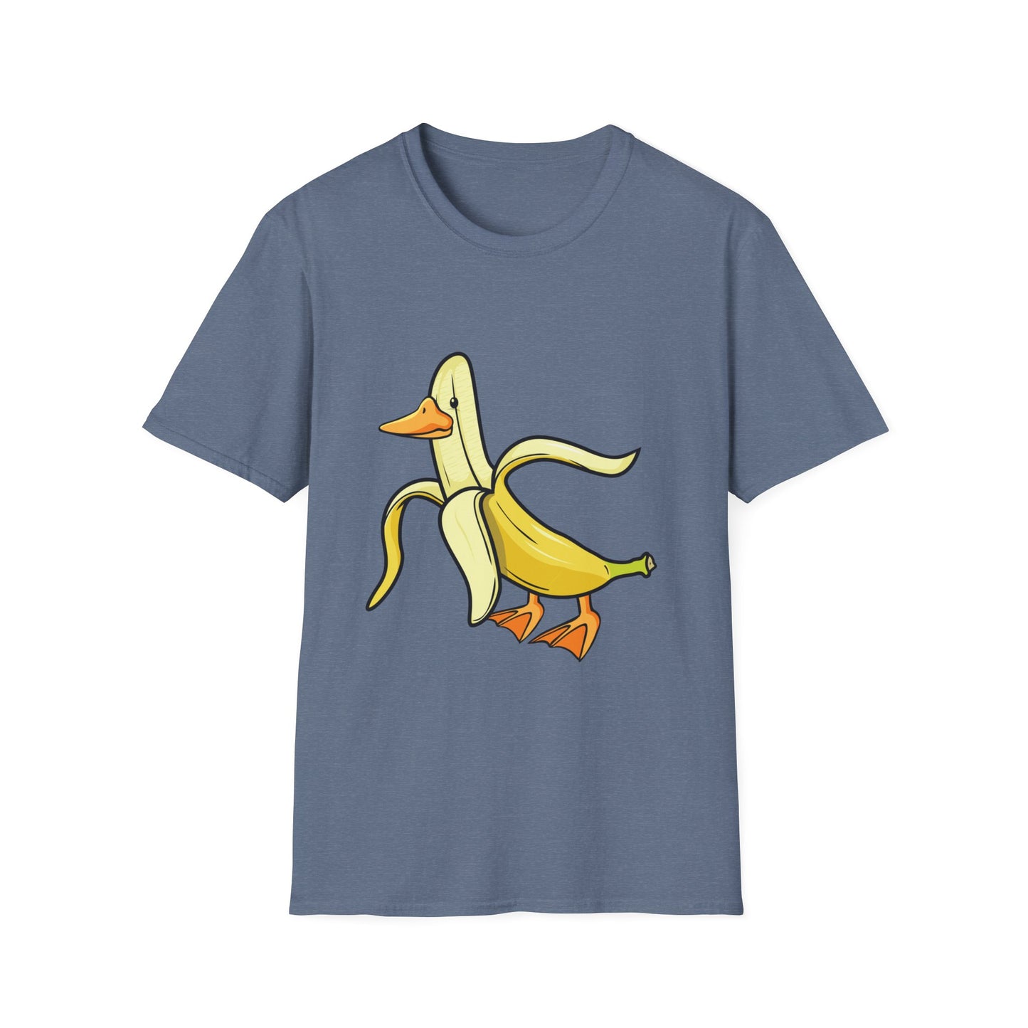 Funny Banana Duck. Anthropomorphic Vegetarian Pet Vegan Fruit Bird Animal