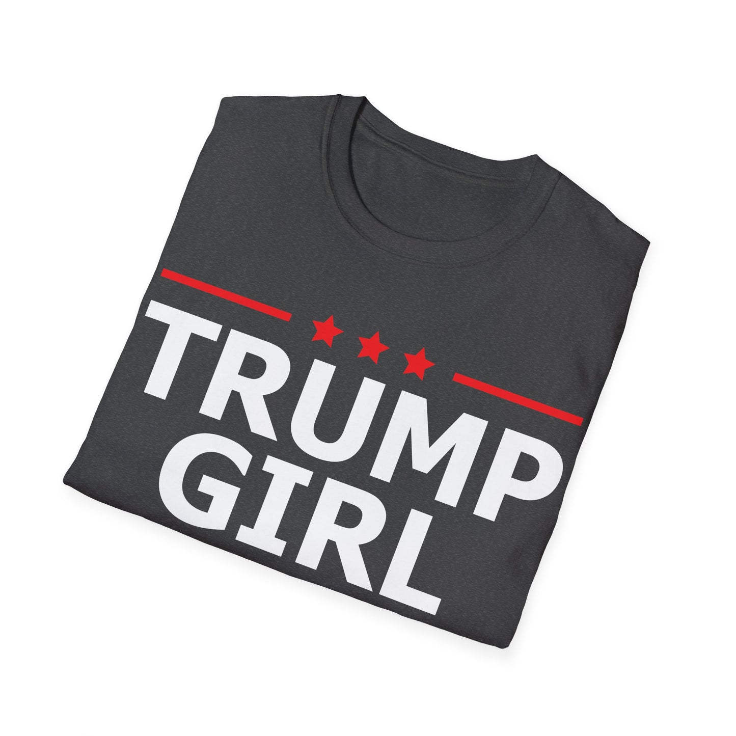 Cute Trump Girl Republican US Flag 2024 Vintage Vote T-Shirt