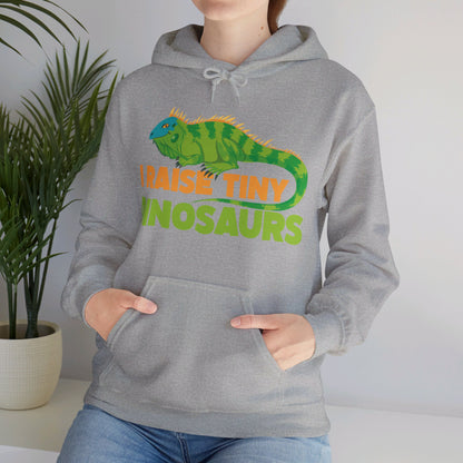 Funny Leopard Gecko I Raise Tiny Dinosaurs Lizard Reptile Geckos Hoodie For Men Women