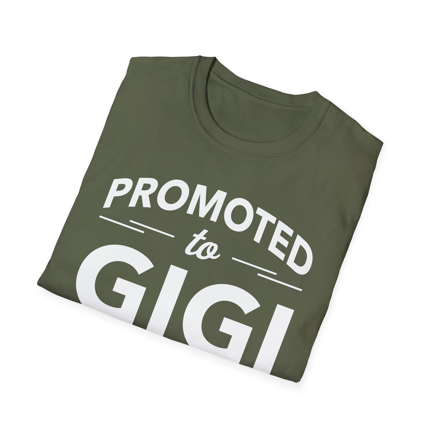 Funny Promoted To Gigi Est 2026 First Time Mothers Day T-Shirt For Women
