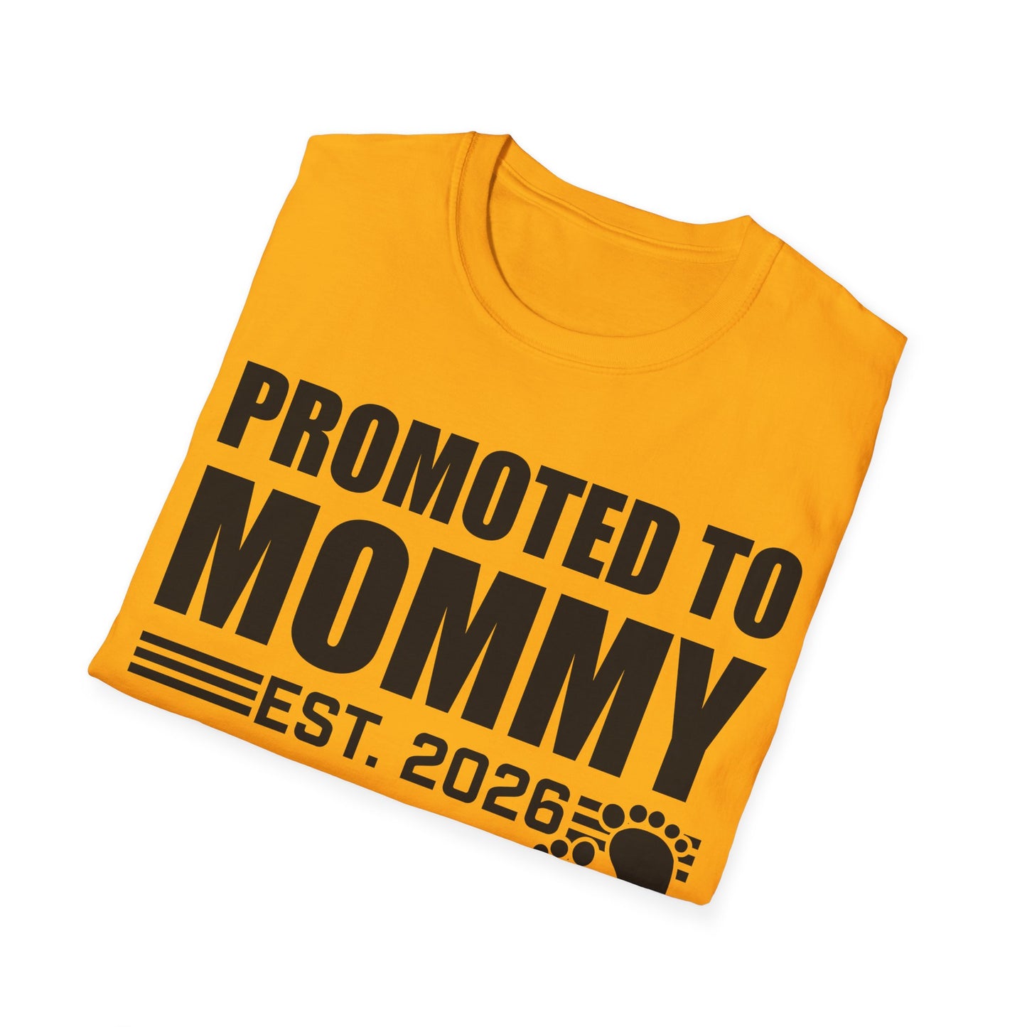 Promoted To Mommy 2026 Pregnancy Announcement Mothers Day Mom To Be T-shirt