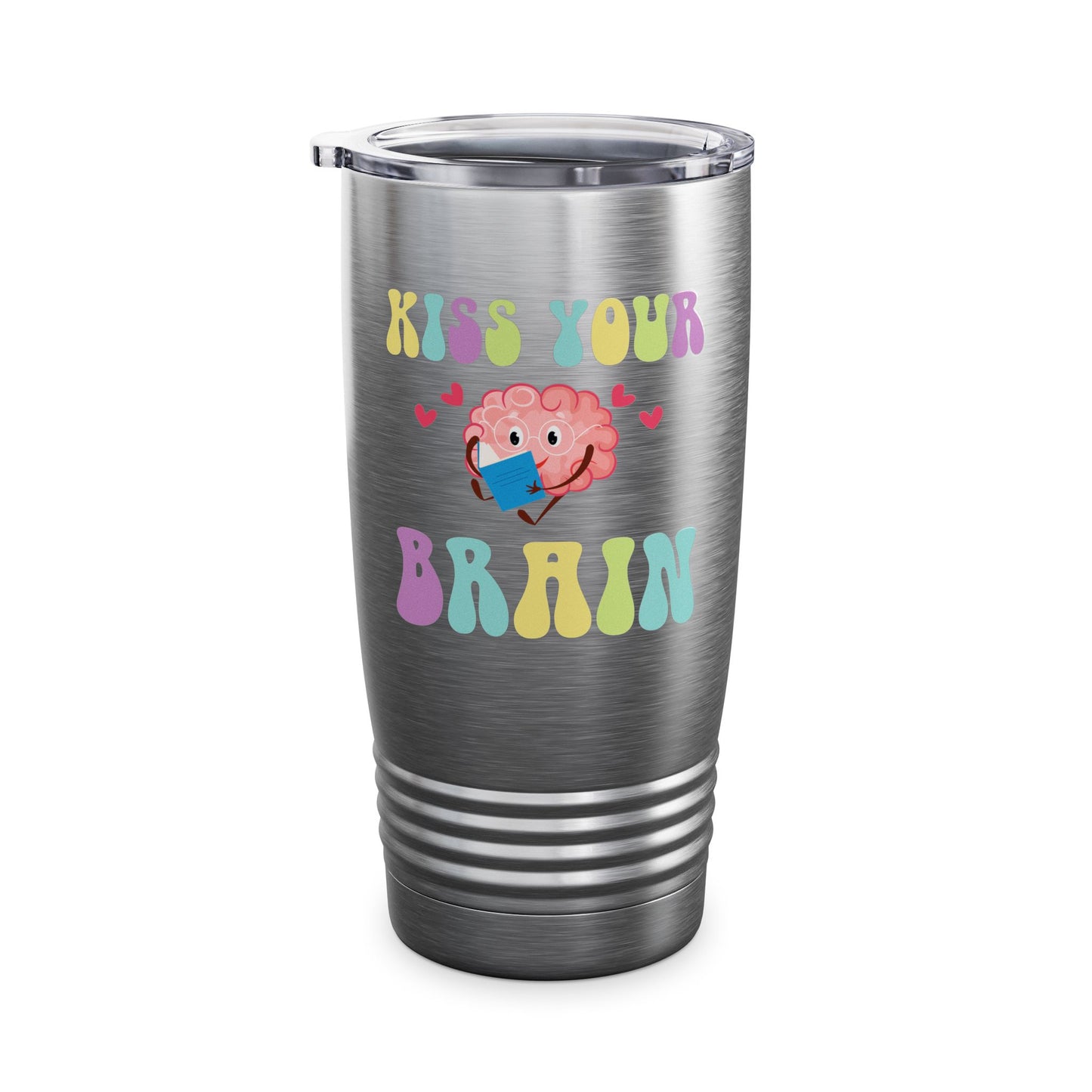 Funny Back To School Kiss Your Brain Cute Teacher Appreciation Tumbler For Men Women Tumbler