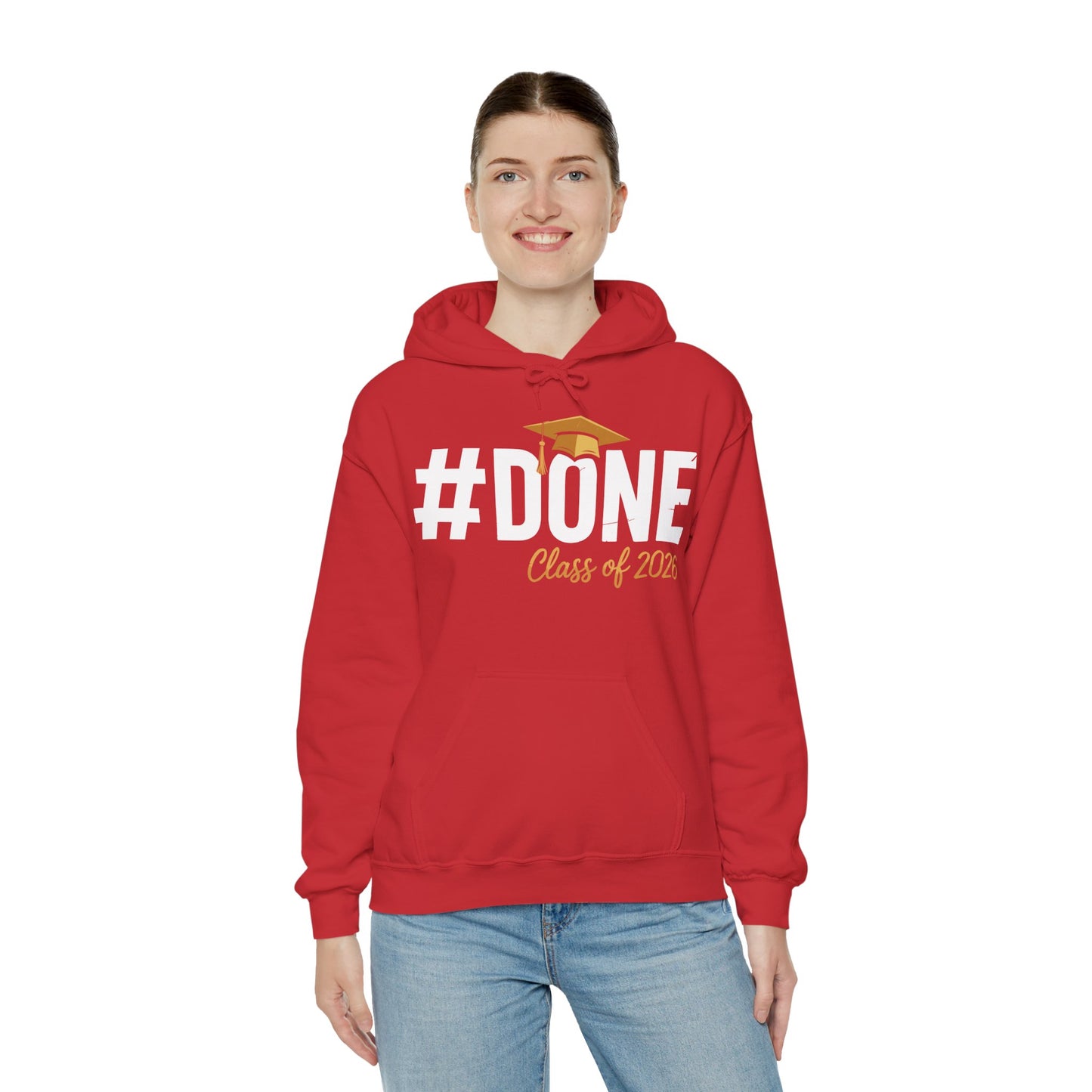 #Done Class of 2026 Graduation So Done Senior 2026 Grad Hoodie For Men Women