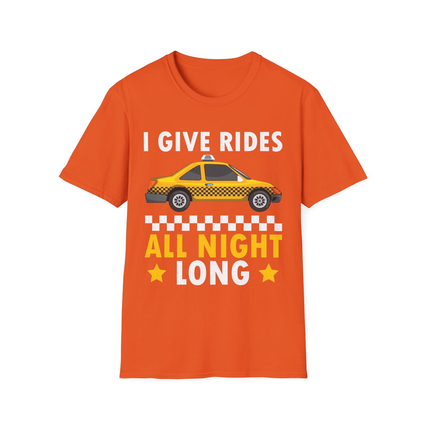 Funny Taxi Driver Driving Cab Taxicab Cabdriver Chauffeur Cabbie T-Shirt For Men Women T-Shirt