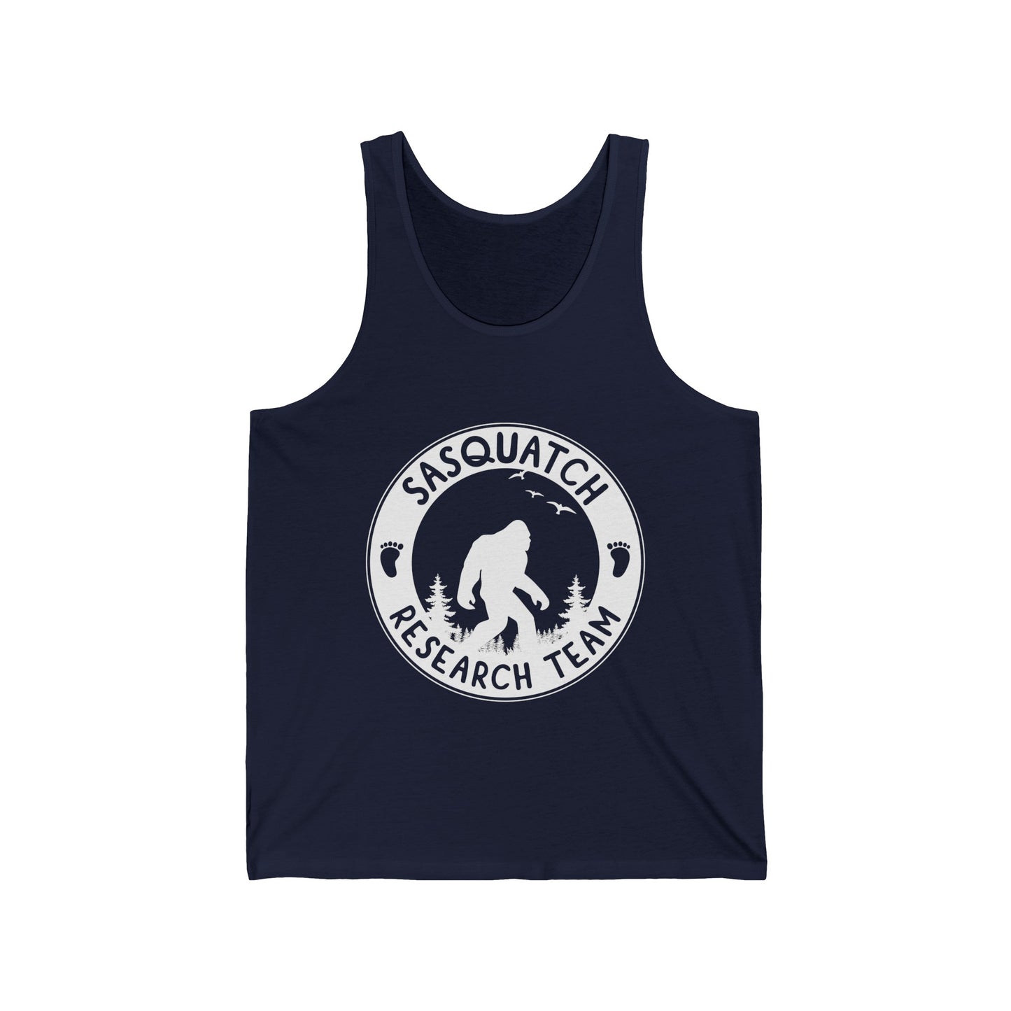 Sasquatch Research Team Bigfoot Vintage Mythical Creature Tank Tops For Men Women