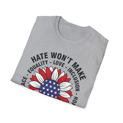 Anti Trumpp 47 President Hate Won't Make America Great T-Shirt For Men Women