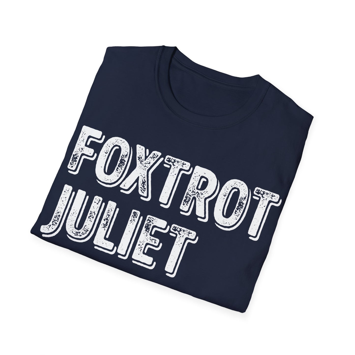 Retro Vintage Foxtrot Juliet Bravo T-Shirt For Men Women