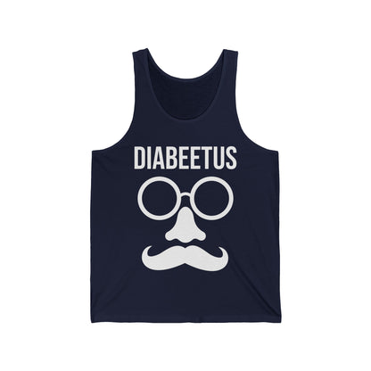 Diabeetus Awareness Diabetic Beard Support Grandpa Grandma Tank Tops For Men Women