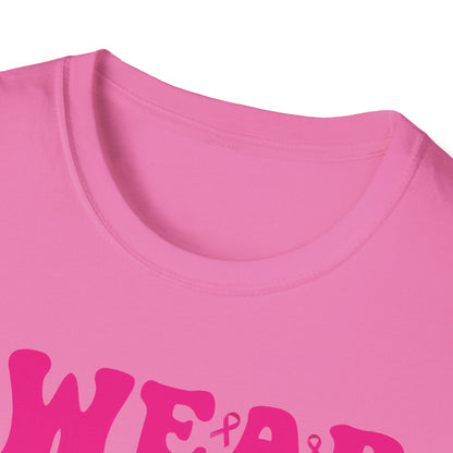 I Wear Pink For My Mama Ribbon Breast Cancer Support Squads T-Shirt For Men Women