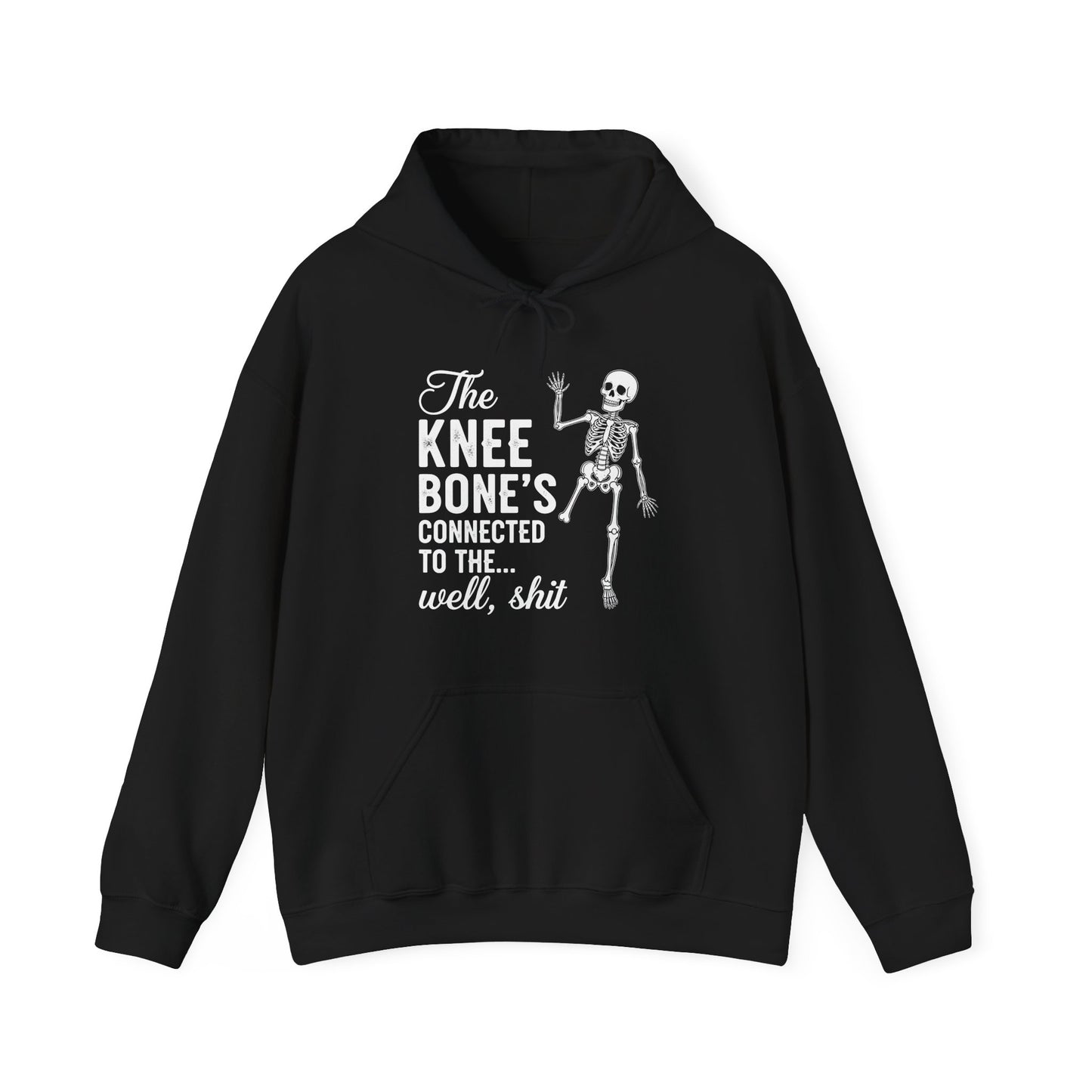 The Knee Bone's Connected to The Well, Shit Amputee Gifts Hoodie