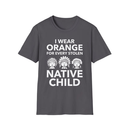 I Wear Orange for Every American Native Child Indian Pride T-Shirt for Men Women