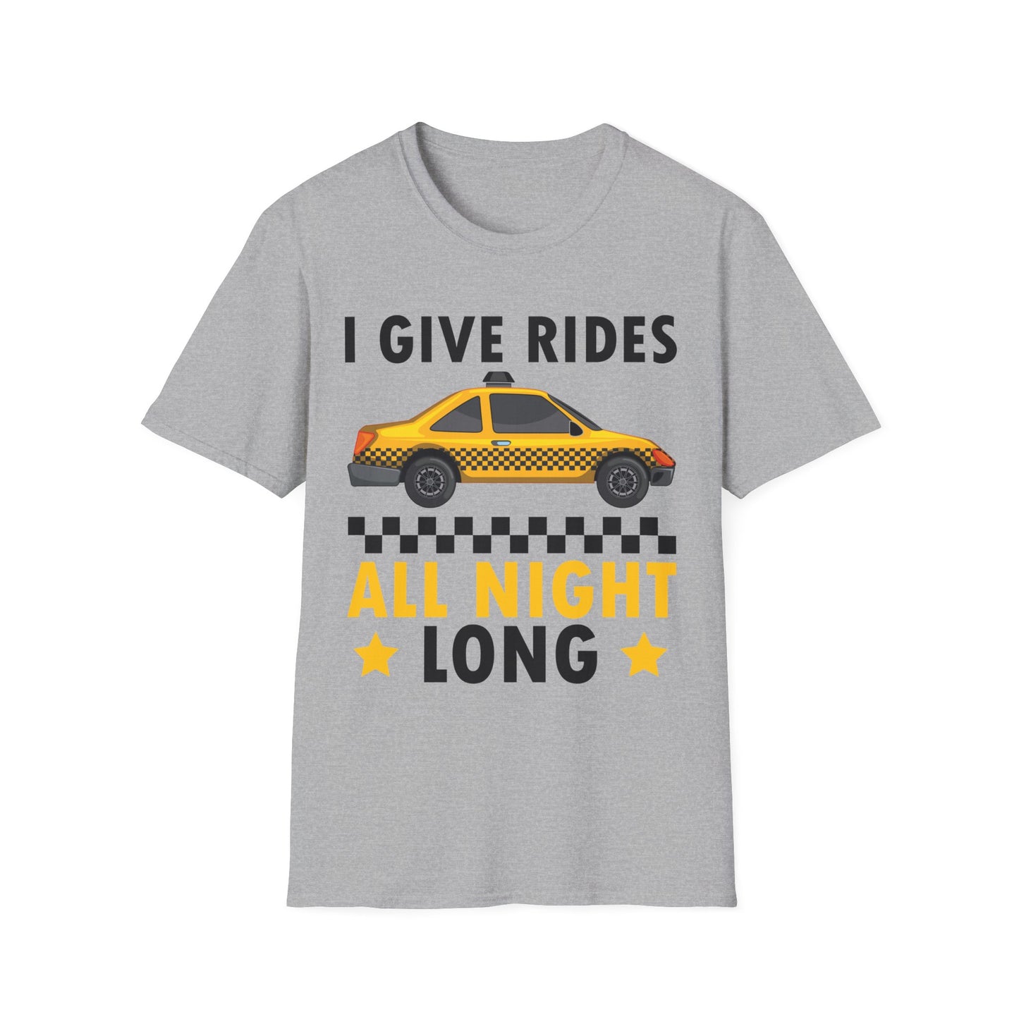 Funny Taxi Driver Driving Cab Taxicab Cabdriver Chauffeur Cabbie T-Shirt For Men Women T-Shirt