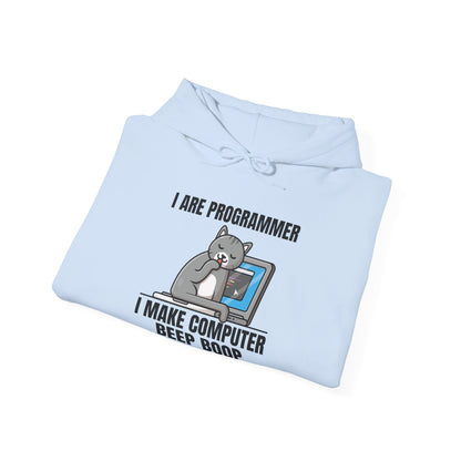 Funny I Are Programmer I Make Computer Beep Boop Cute Cat Hoodie For Men Women Hoodie