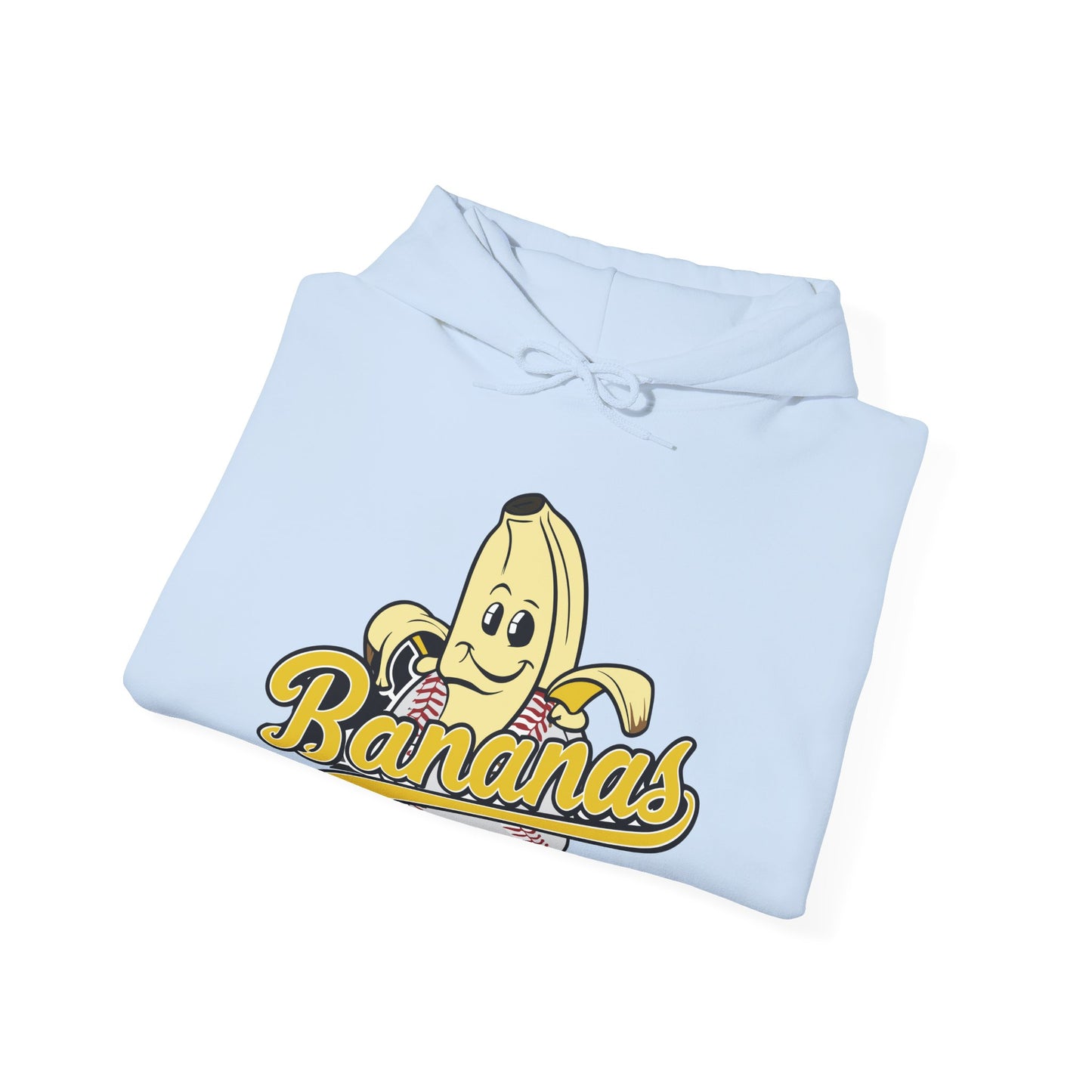 Funny Let's Go Bananas Baseball Hoodie For Baseball Lovers Men Women Hoodie