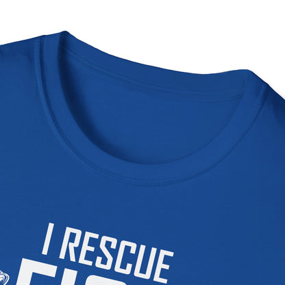 I Rescue Fish from Water and Beer from Bottles Fishing Weekend Fisherman T-Shirt