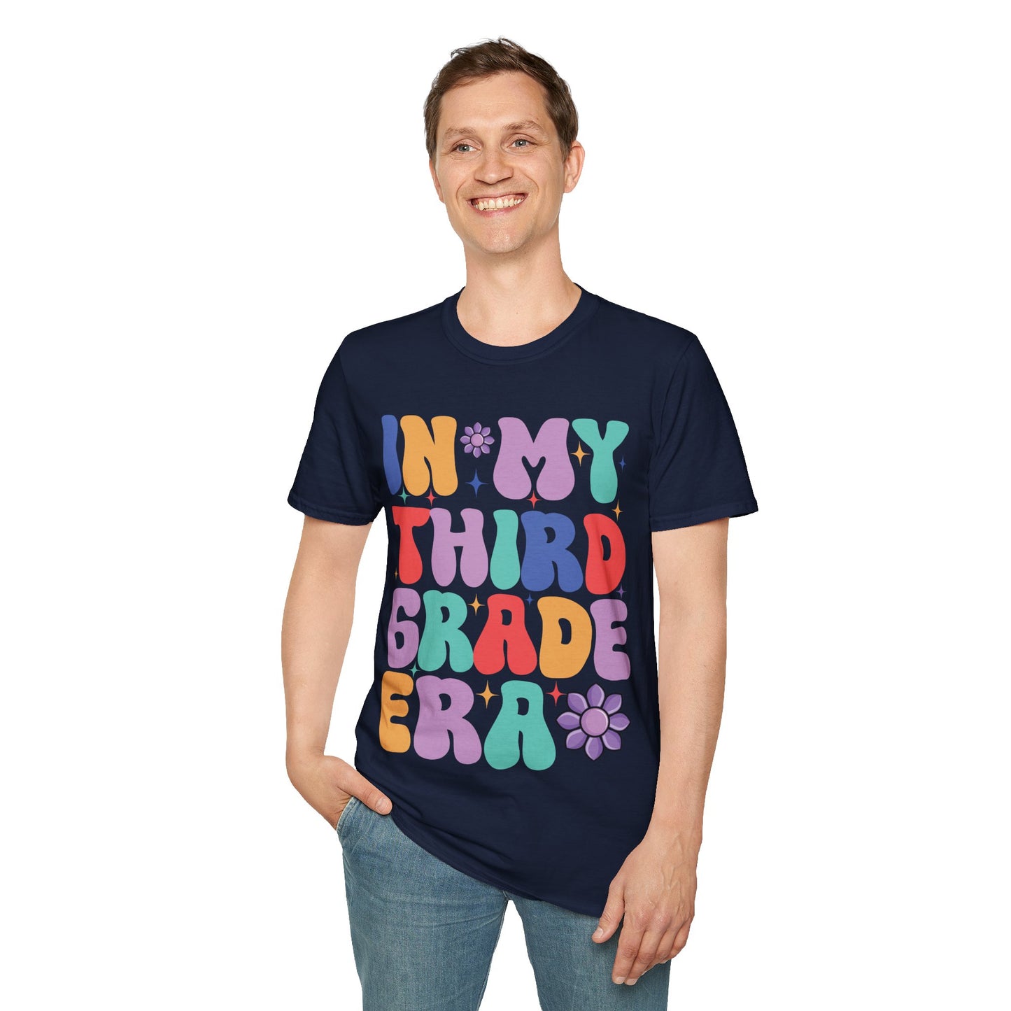 Funny In My 3rd Grade Era Back to School In My Third Grade Era T-Shirt For Men Women T-Shirt