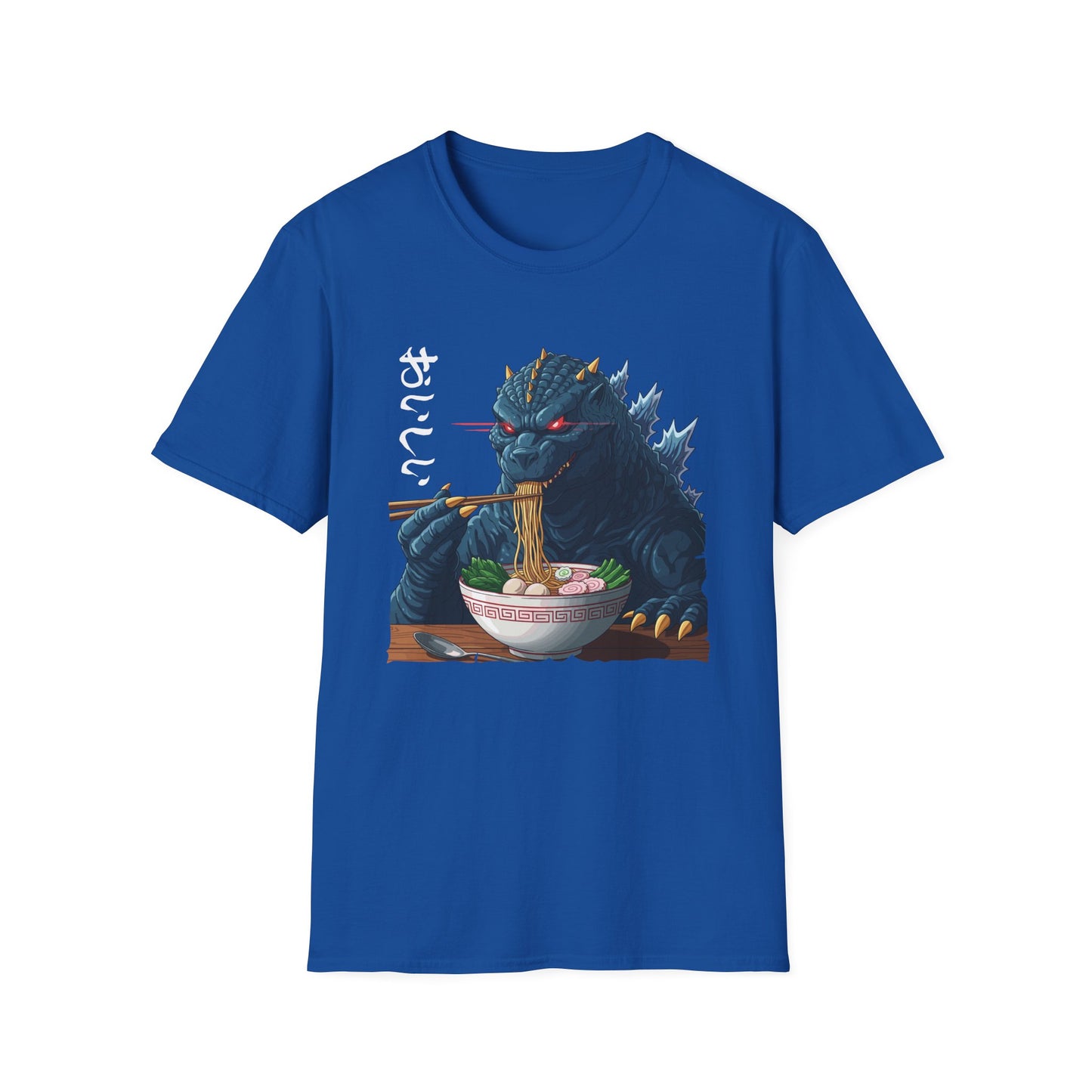 Funny Kaiju Eating Ramen Japanese Monster Lover Birthday T-Shirt