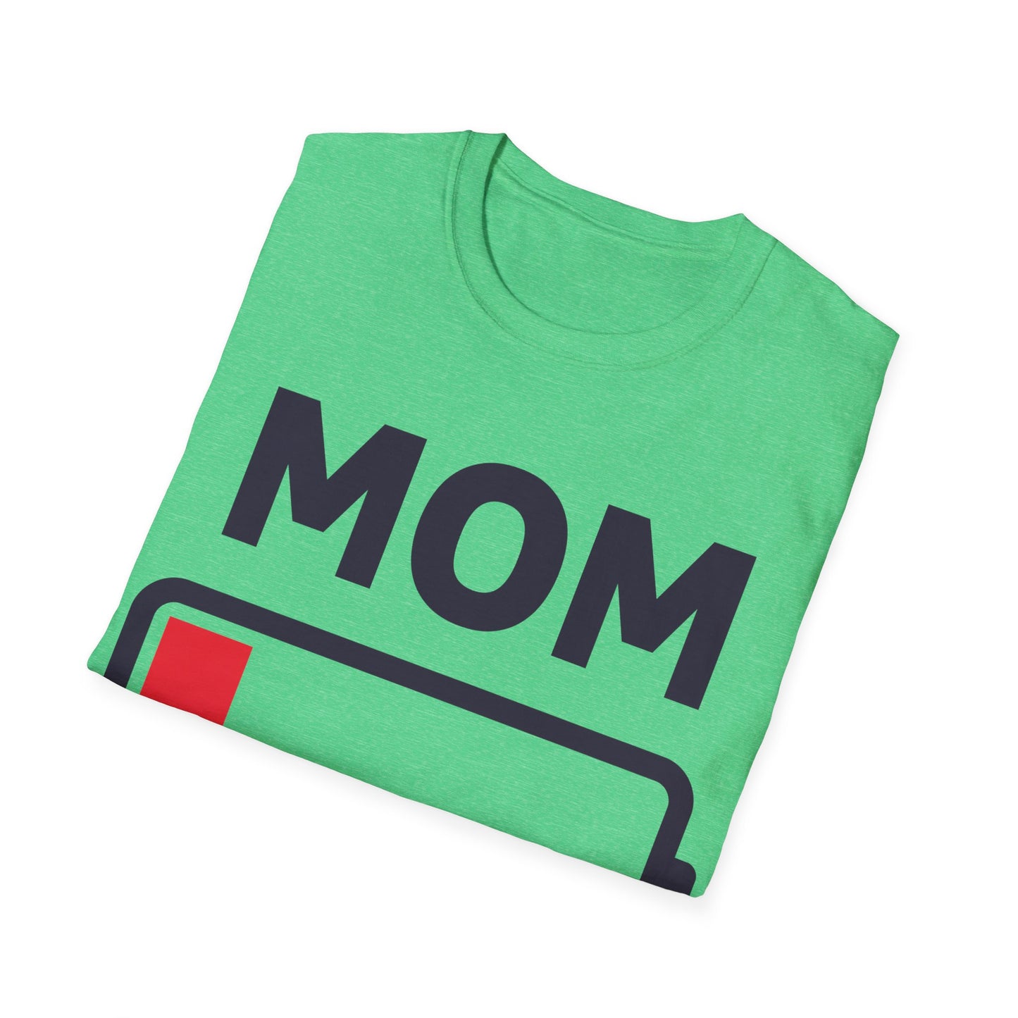 Funny Mom Tired Low Battery Mothers Day T-Shirt