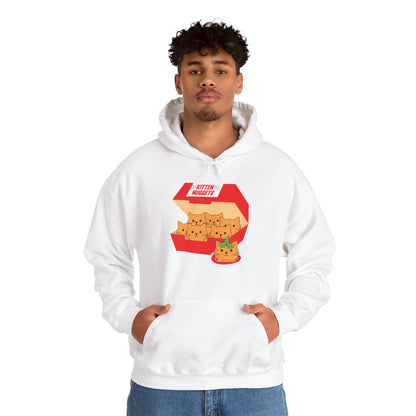 Funny Kitten Nuggets Food Pun Cat Lover Gift Chicken Nuggets Hoodie For Men Women Hoodie