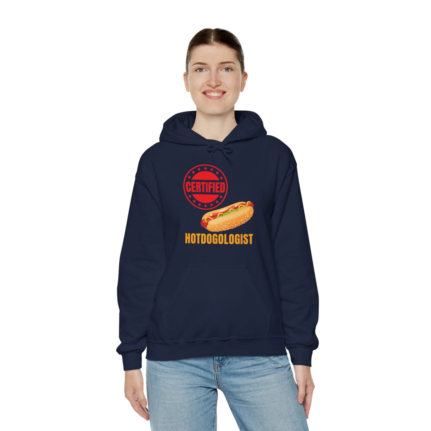 Certified Hotdogologist Hotdog Cool Sausage Hot Dog Lover Hoodie For Men Women Hoodie