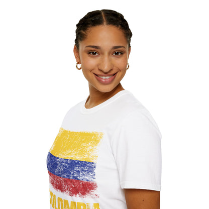 Colombia Columbian Flag Outfit T-Shirt For Men Women T-Shirt