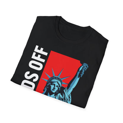 Resist Statue of Liberty Hands Off Resistance Protest T-Shirt For Men Women