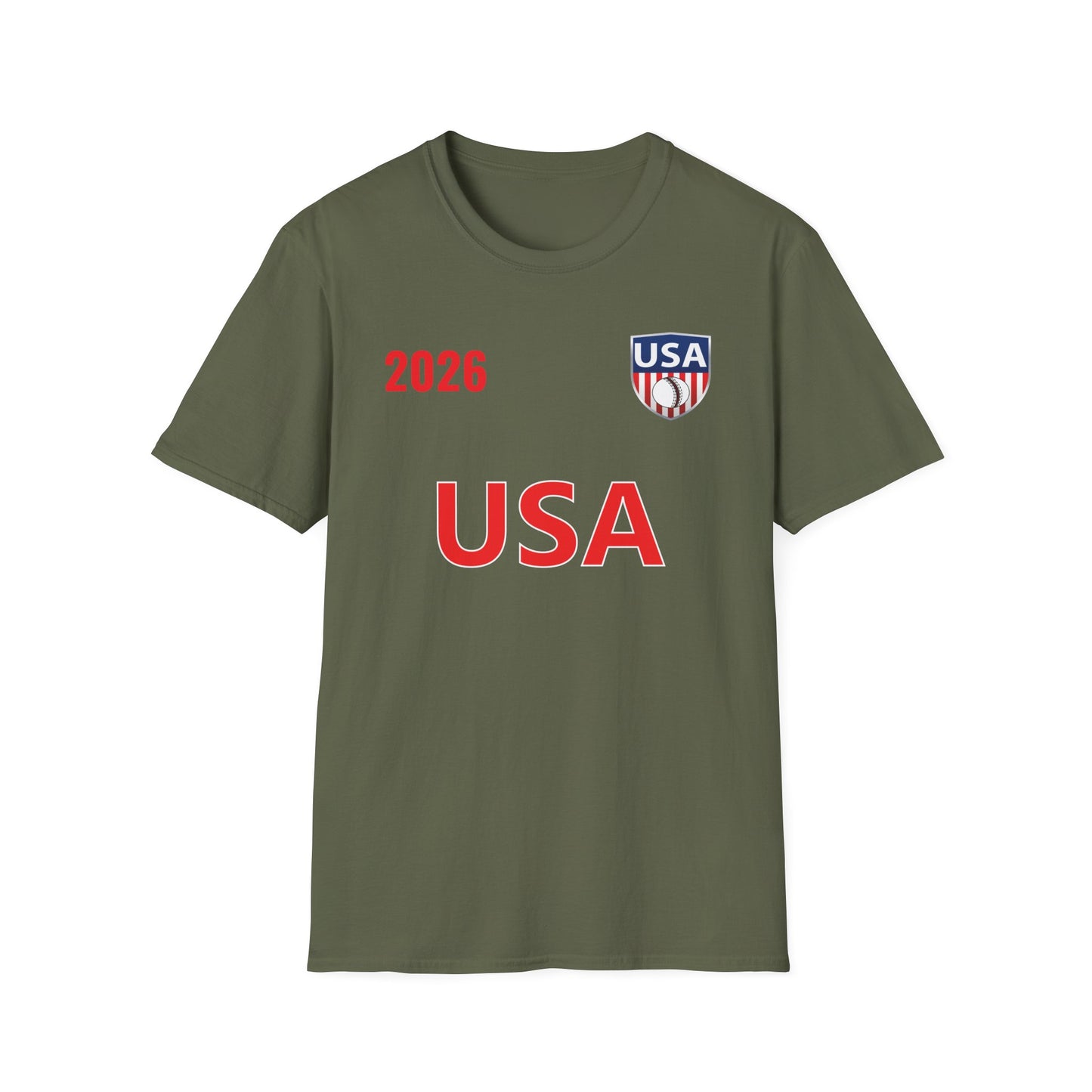 USA T-Shirt Cricket Lovers Fan Team Support 2026