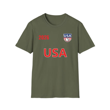 USA T-Shirt Cricket Lovers Fan Team Support 2026