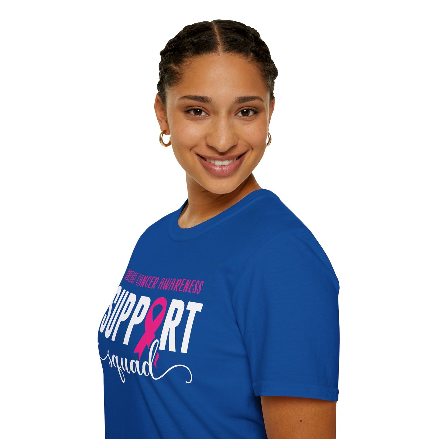 Breast Cancer Shirts Support Squad Tee Breast Cancer Awareness T-Shirt For Men Women