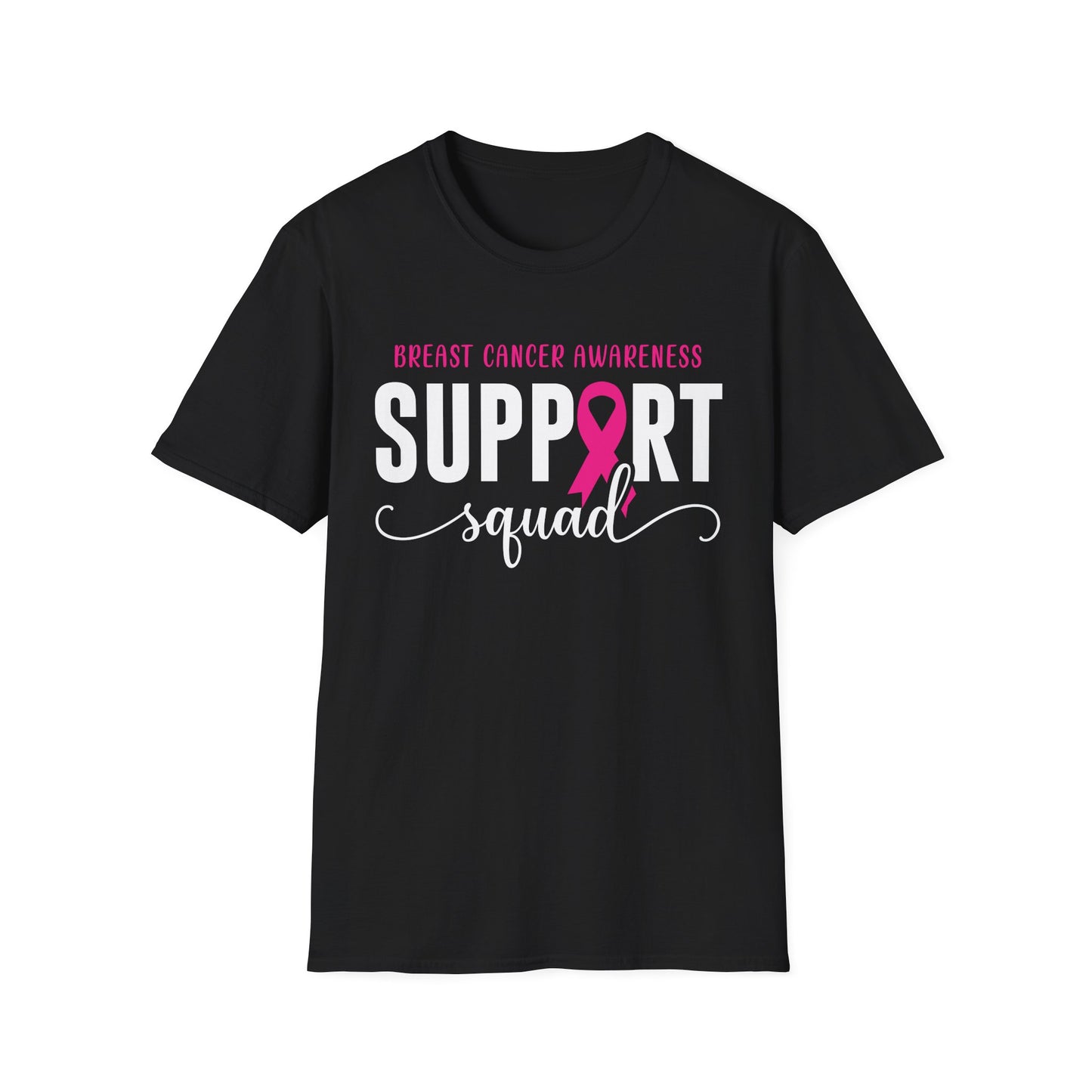 Breast Cancer Shirts Support Squad Tee Breast Cancer Awareness T-Shirt For Men Women