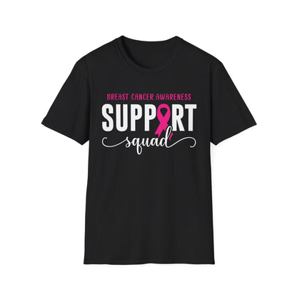 Breast Cancer Shirts Support Squad Tee Breast Cancer Awareness T-Shirt For Men Women