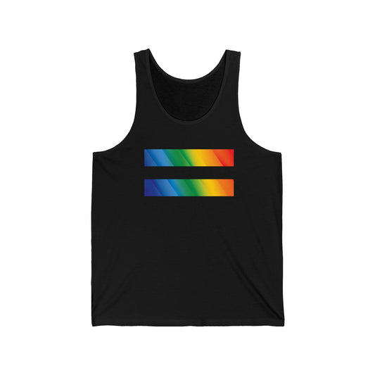 Equal Sign Lesbian Flag Bi  Equality Support LGBT Gay Tank Top For Men Women