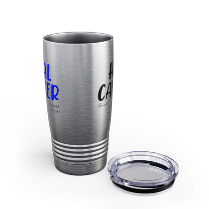 Colon Cancer Faith Bible Verse CRC Awareness Support Heal Family Tumbler For Men Women