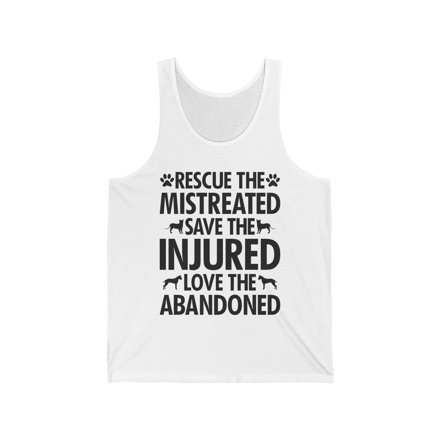 Rescue Pet Adoption Animal Welfare Gift Tank Top For Animal Lovers Men Women Tank Top