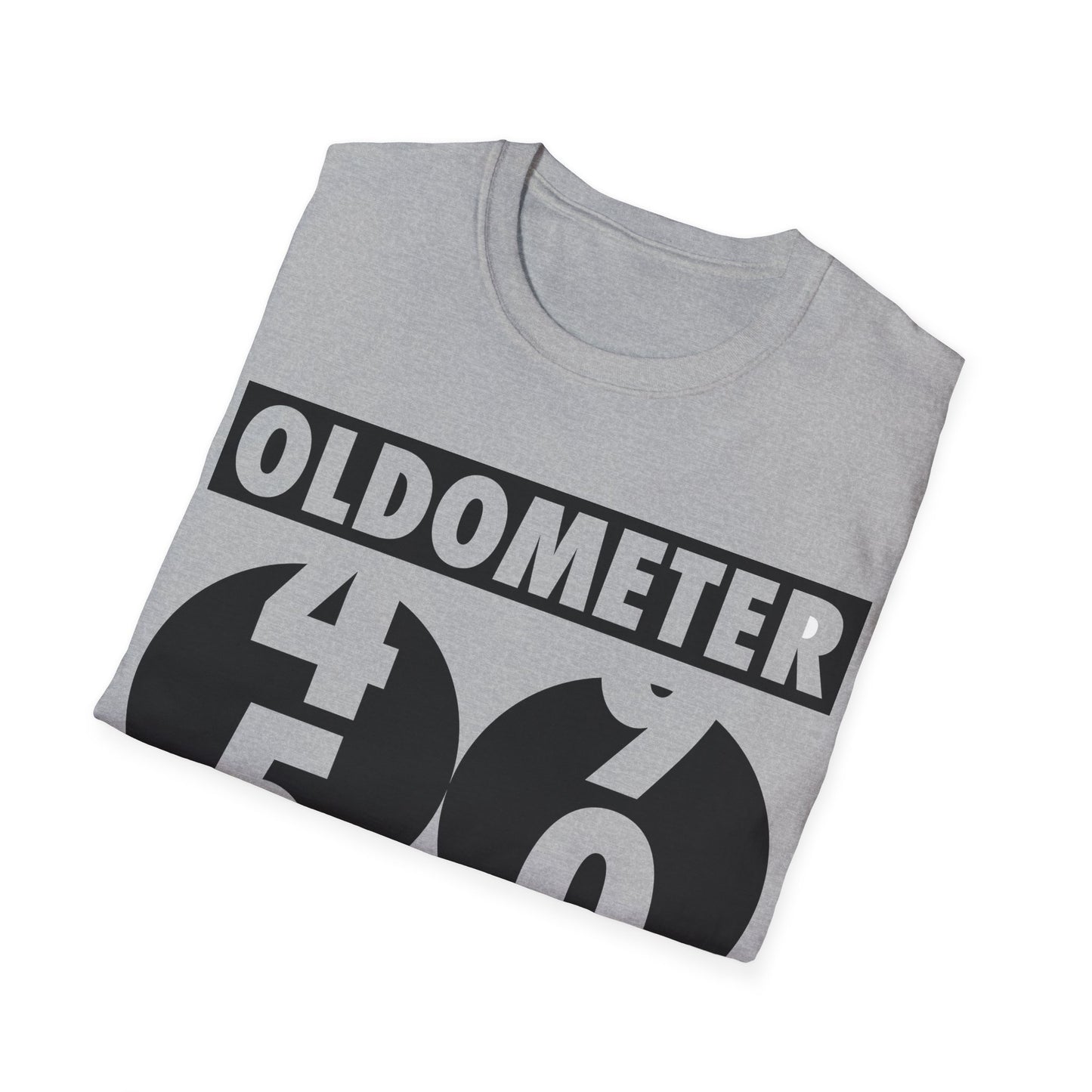 Funny Oldometer Odometer 50th Birthday Gift 50 yrs Old Joke T-Shirt For Men Women T-Shirt