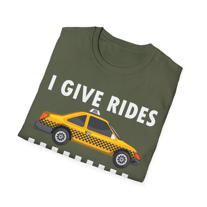 Funny Taxi Driver Driving Cab Taxicab Cabdriver Chauffeur Cabbie T-Shirt For Men Women T-Shirt