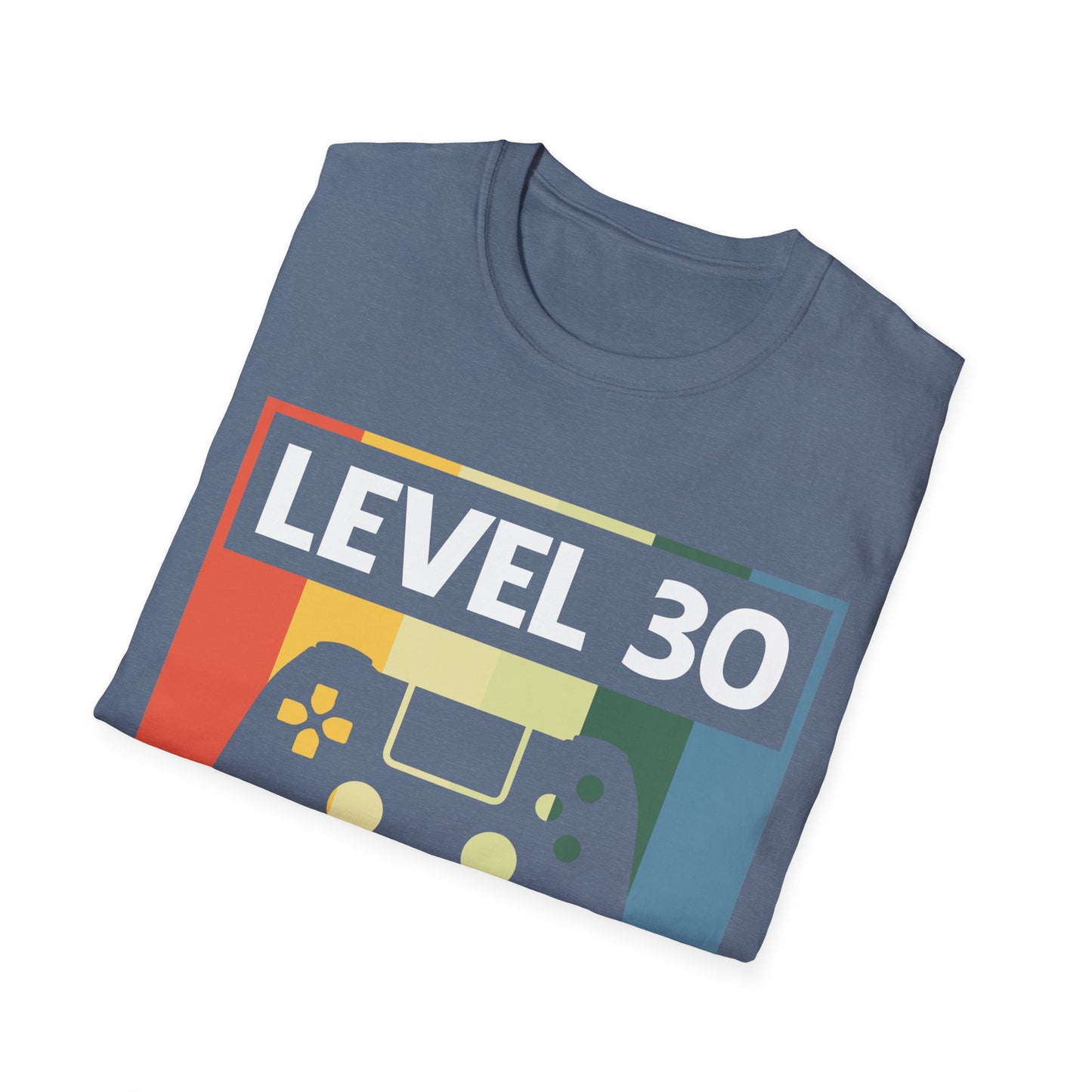 Funny Level 30 Unlocked Video Gamer Gaming 30th Birthday T-Shirt for Men Women