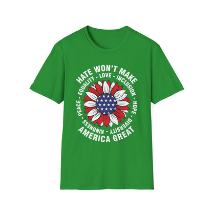 Anti Trumpp 47 President Hate Won't Make America Great T-Shirt For Men Women