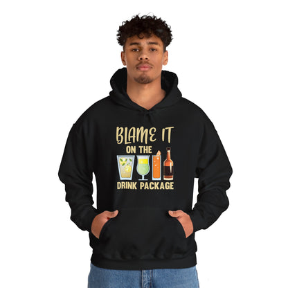 Blame It On The Drink Package Funny Cruise Hoodie For Men Women Hoodie